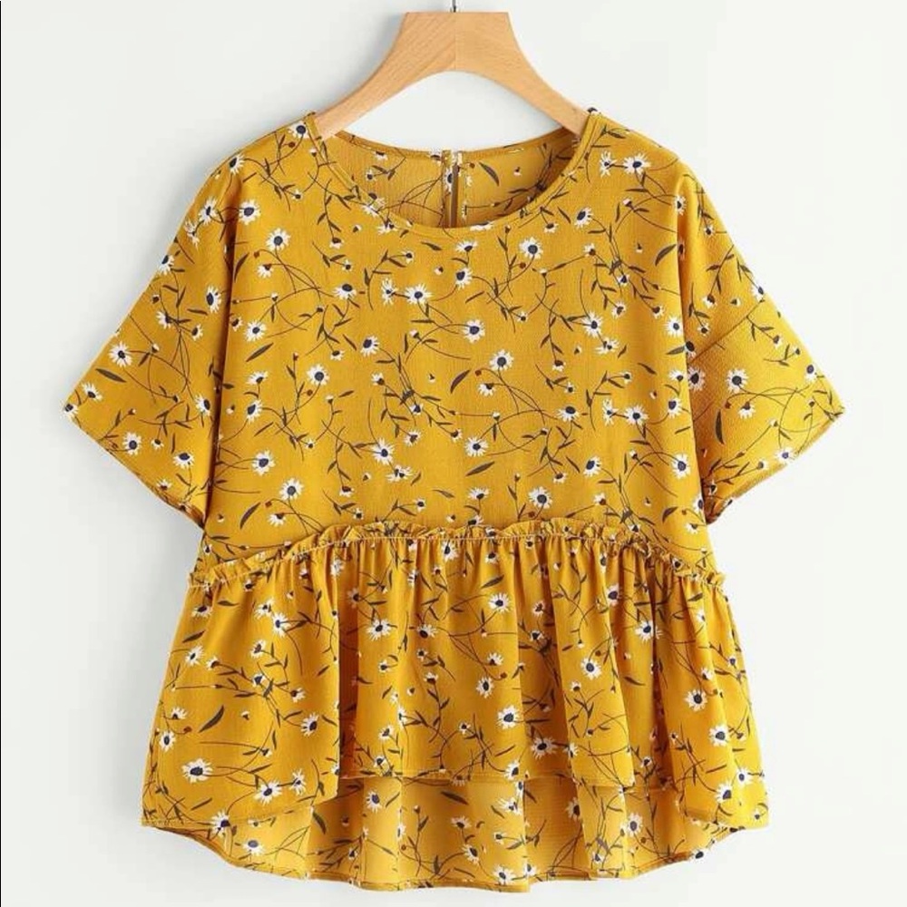 SHEIN Peplum Blouse